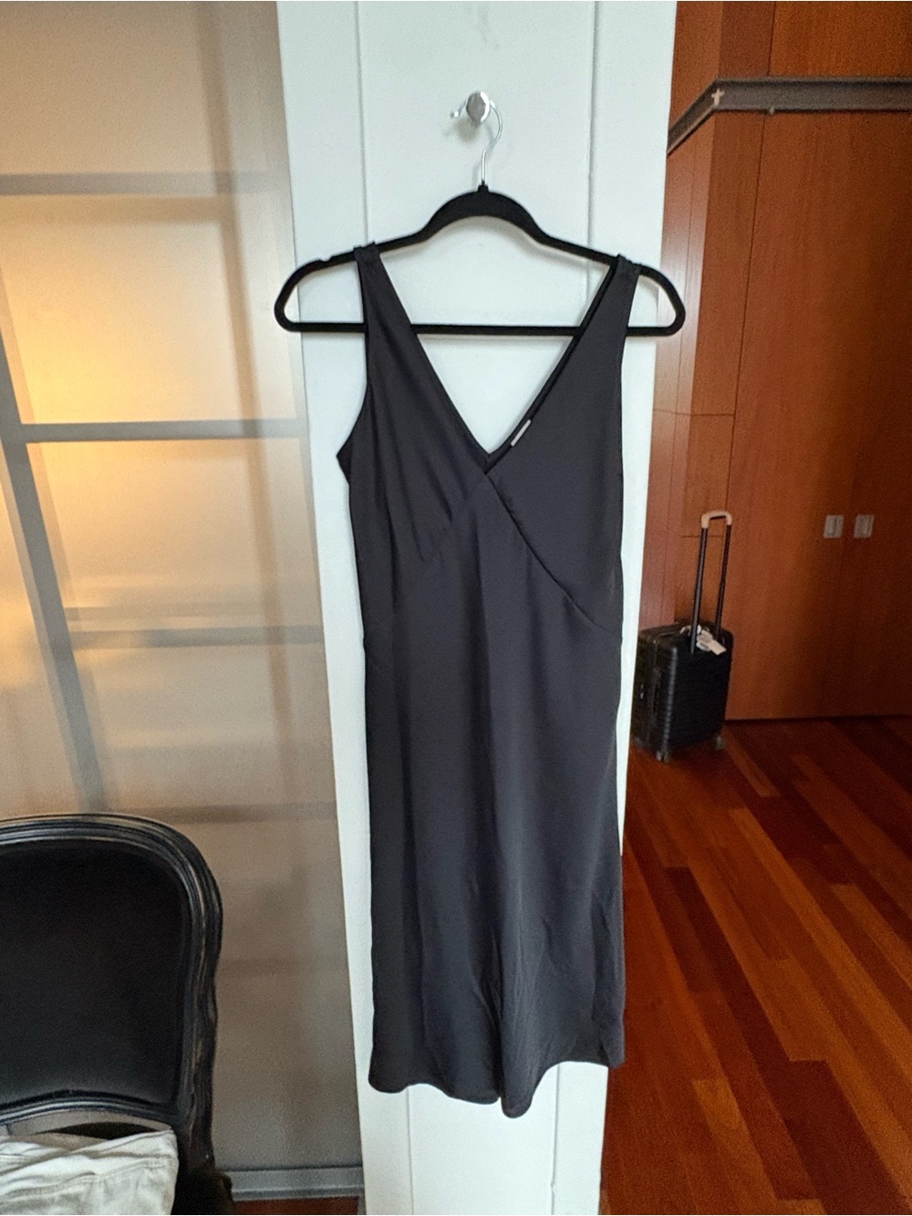 a new day Black V-Neck Slip Dress
